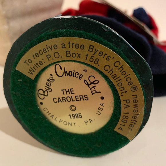 Byers´ Choice Ltd. Xmas Salvation Army GirlCaroler